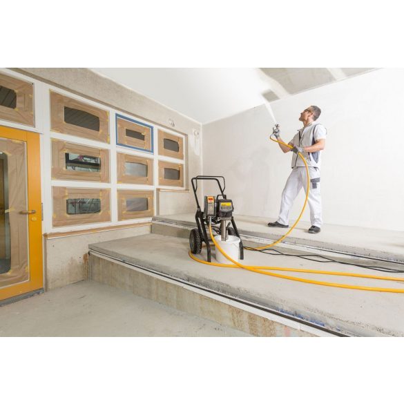 Wagner Prospray 3.39 Connect glettelő és festékszóró gép GLETTELÉSHEZ szerelve